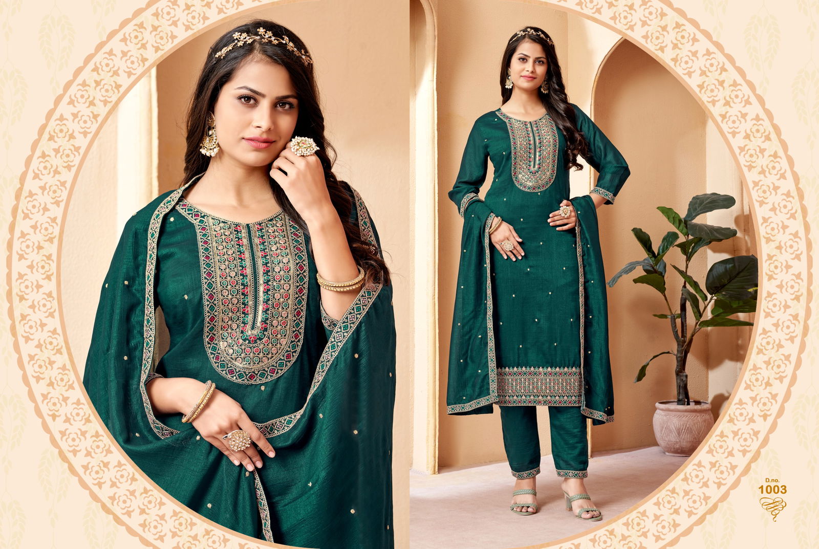 Sadgi By Khushi Vichitra Silk Kurti With Bottom Dupatta Catalog